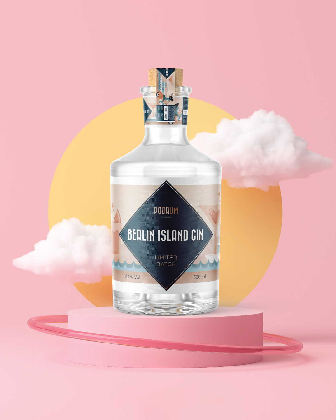 Podrum Berlin Island Gin Bottle