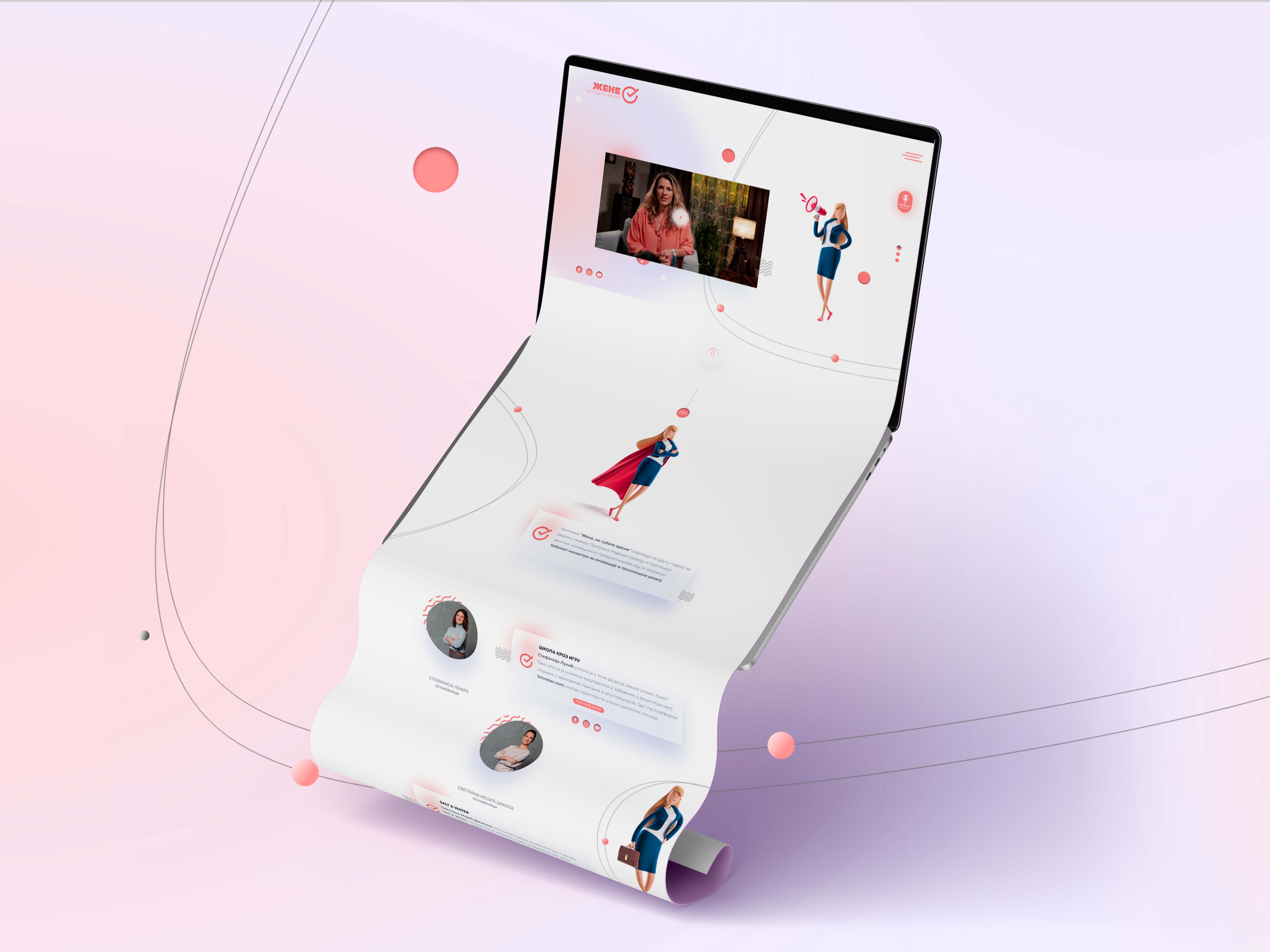 Women Entrepreneurship Website Full Page Scroll