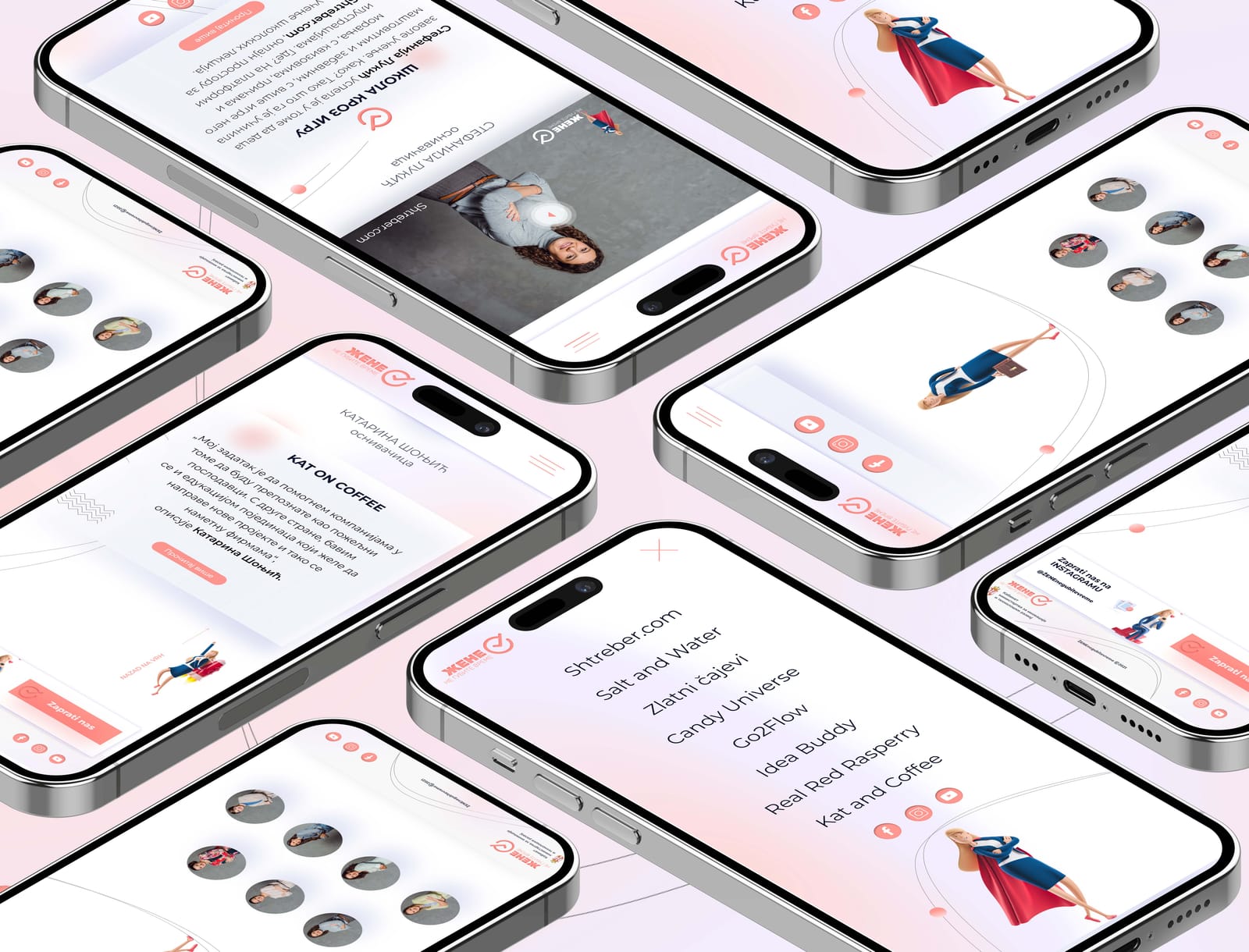 Women Entrepreneurship Website Preview on Multiple Devices